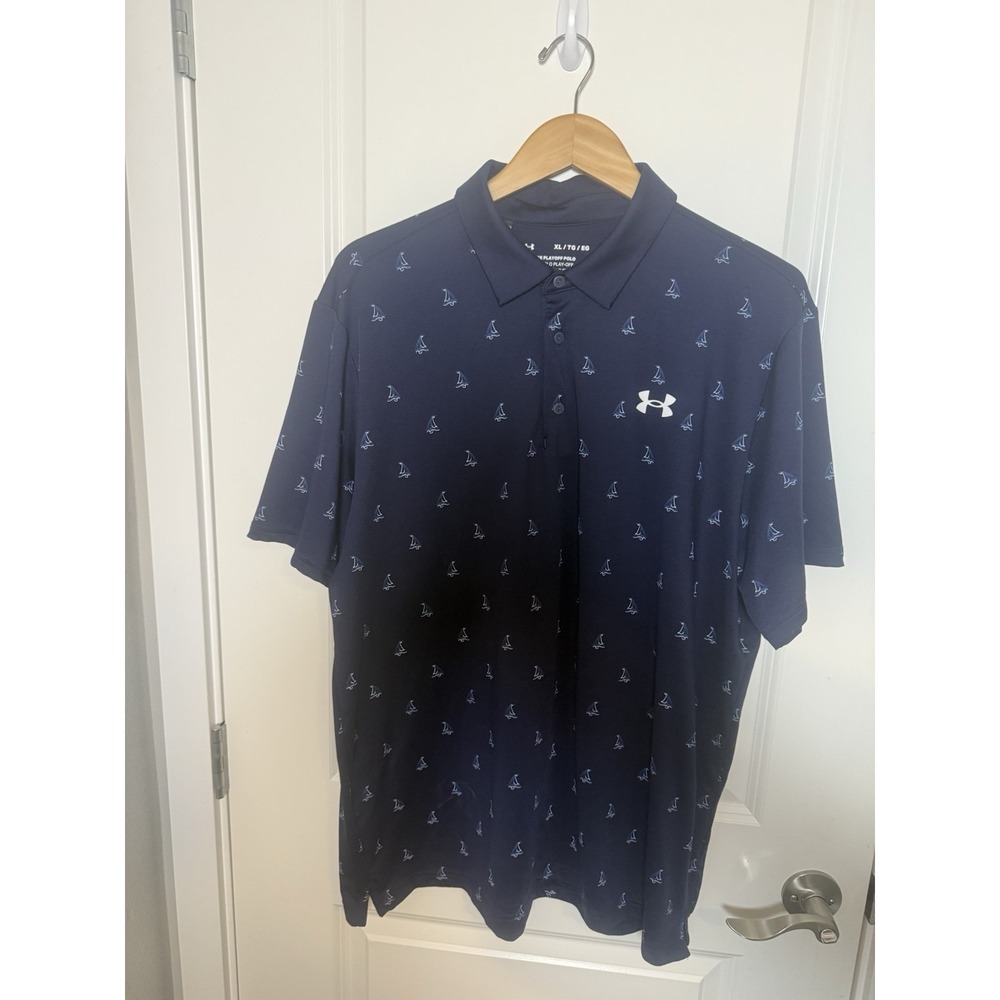 Under armour Team Armour Men's Golf Polo - Midnight, Size‎ XL